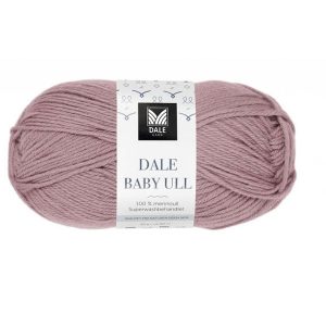 Stickat set Fiskebåt - garnpaket från Bluum i Baby Ull Stickning 2-3 år Dus gammelrosa