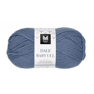Stickat set Lammet - garnpaket från Bluum i Baby Ull Stickning 2-3 år Denim