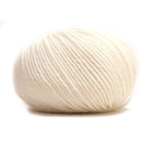 Stickad kjol Ylva danskjol - garnpaket i Bluum Pure Eco Baby Wool, Sirissima stickning Stickning 3-4 år Natur