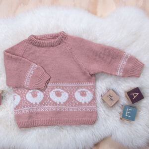 Bluum stickningsset - Lammet i Pure Eco Baby Wool