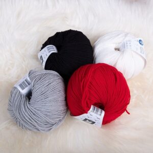 Bluum stickning - Julväst 4 frg i Soft Merino Ull