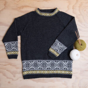 Bluum stickning - Elin tröja i Pure Eco Baby Wool