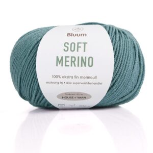 Bluum stickning - byxor i Soft Merino Ull Aquagrön Stickning 4-6 år