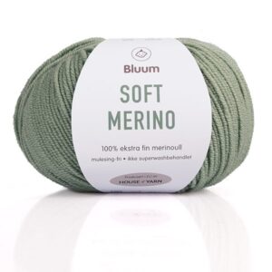 Bluum tröja - Oskar i Soft Merino Ull Jadegrön Stickning 1-2 år