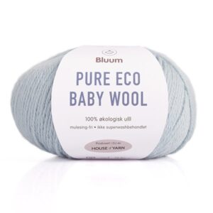 Bluum Pure Eco Baby Wool Dus gråblå
