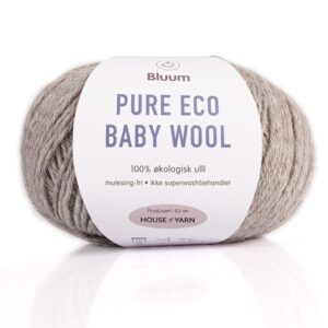 Bluum Pure Eco Baby Wool Ljus grå melerad