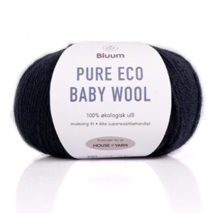Bluum Pure Eco Baby Wool Marineblå