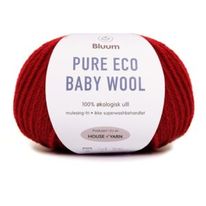 Bluum Pure Eco Baby Wool Rubinröd