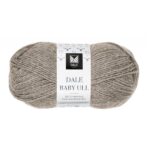 Garn BabyUll Melert beige 3841