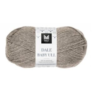 Garn BabyUll Melert beige 3841