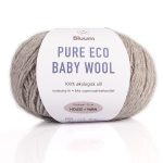 Bluum Pure Eco Baby Wool Ljus grå melerad 1352