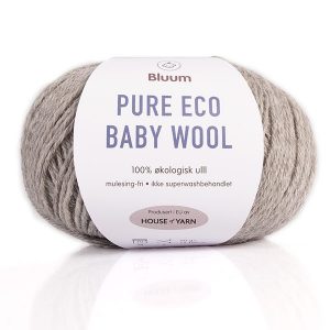 Bluum Pure Eco Baby Wool Ljus grå melerad 1352