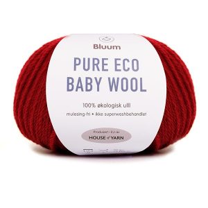 Bluum Pure Eco Baby Wool Rubinröd 1320