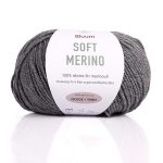 Bluum Soft Merino Ull Grå melerad 3003