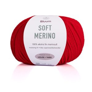 Bluum Soft Merino Ull Röd 3021