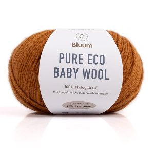 Bluum Pure Eco Baby Wool Mörk ockra 1334