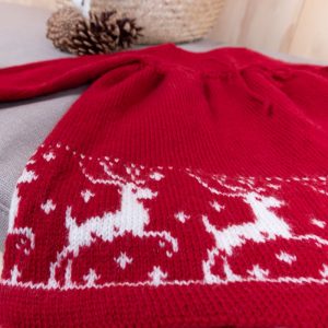 Bluum stickning - Ren-klänning i Pure Eco Baby Wool