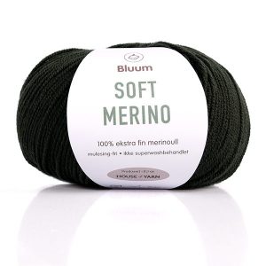 Bluum Soft Merino Ull Flaskgrön 3020