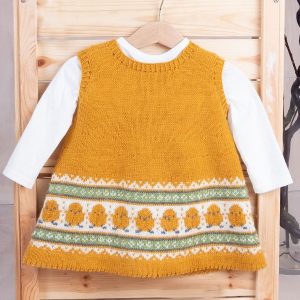 Bluum stickad tunika og strumpor - Kyckling i Soft Merino Ull