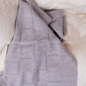 Bluum stickning - Babyfilt i Pure Eco Baby Wool