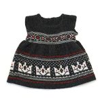 Bluum stickning - Kronklänning i Pure Eco Baby Wool