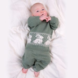 Bluum stickningsset - Kanin i Pure Eco Baby Wool