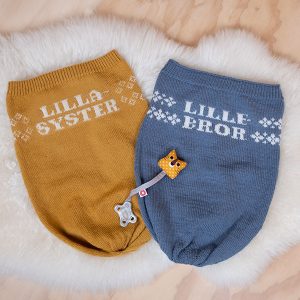 Stickad Myspåse Lillebror - garnpaket i Bluum Pure Eco Baby Wool