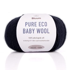 Bluum Pure Eco Baby Wool Marinblå 1325