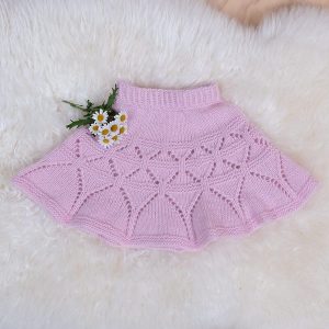 Stickning Ylva danskjol - garnpaket från Bluum i Solo Cashmere, Sirissima stickning