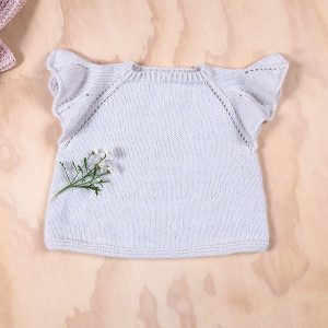Stickning Fjärilstop - garnpaket från Bluum i Solo Cashmere, Sirissima stickning
