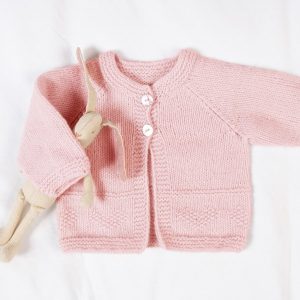 Bluum jacka - Hjärta - i cashmeregarnet Solo Cashmere
