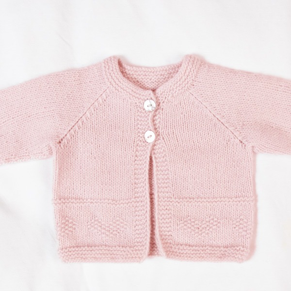 Bluum jacka - Hjärta - i cashmeregarnet Solo Cashmere