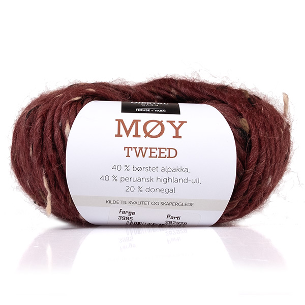 Møy Tweed Bordeaux 3985