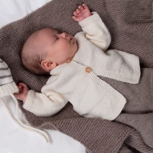 Stickat set Bebispaket Stjärna - garnpaket i Bluum Pure Eco baby Wo