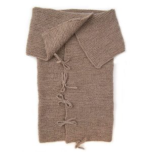 Stickad Myspåse och Bebisfilt - garnpaket i Bluum Pure Eco Baby Wool