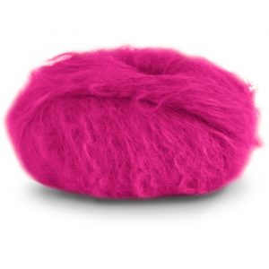 Stickad kofta Lavendel - garnpaket från Bluum i Fnugg Stickning 3-4 år Pink