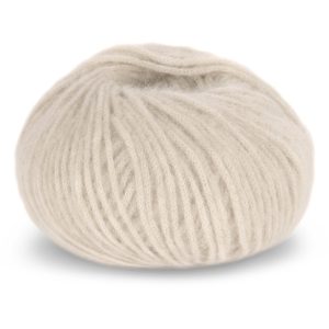 Stickad kofta Mörk Sand lång till dam - garnpaket från Bluum i Fluffy Stickning L Fog