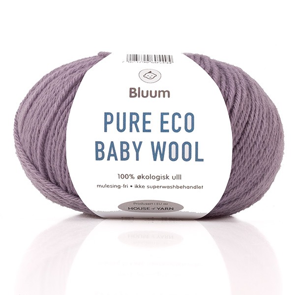 Bluum Pure Eco Baby Wool Grå lavendel 1312