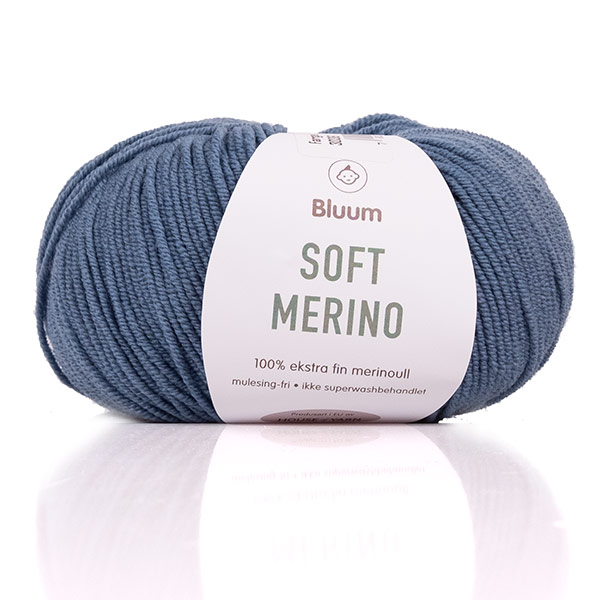Bluum Soft Merino Ull Ljus denim 3036