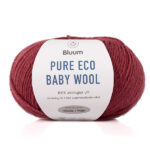 Bluum Pure Eco Baby Wool Plommon 1358