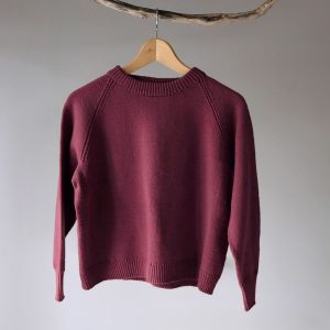 Stickad tröja Ultimat till dam - garnpaket i Bluum Soft Merino Ull