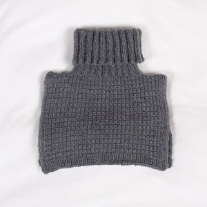 Bluum stickning - gratis stickmönster - Hugo-fuskkrage till barn/vuxen i Soft Merino Ull