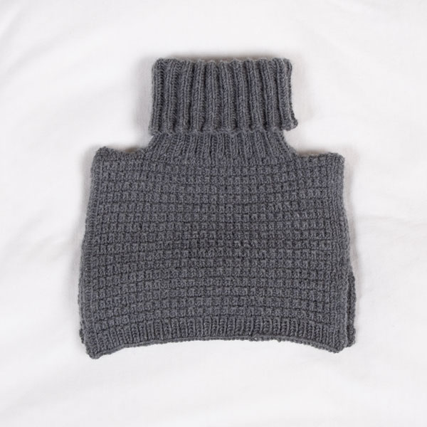 Bluum stickning - gratis stickmönster - Hugo-fuskkrage till barn/vuxen i Soft Merino Ull