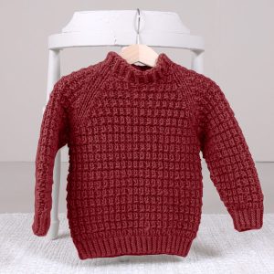 Stickad tröja Hugo - garnpaket från Bluum i Møy