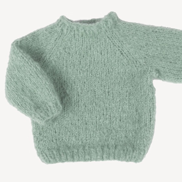 Stickad tröja August - garnpaket från Bluum i Fnugg