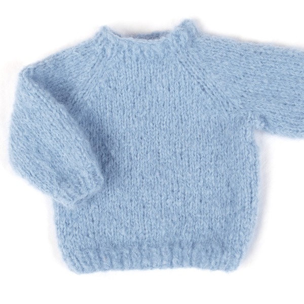 Stickad tröja August - garnpaket från Bluum i Fnugg