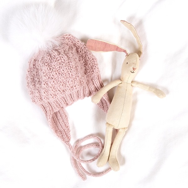 Stickad overall Bubblor - garnpaket i Bluum Pure Eco Baby Wool