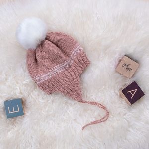 Stickat set Lammet - garnpaket i Bluum Pure Eco Baby Woo