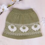 Stickad kjol Lammet - garnpaket i Bluum Pure Eco Baby Wool