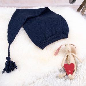 Stickat set Rentröja med tomteluva - garnpaket i Bluum Pure Eco Baby Woo
